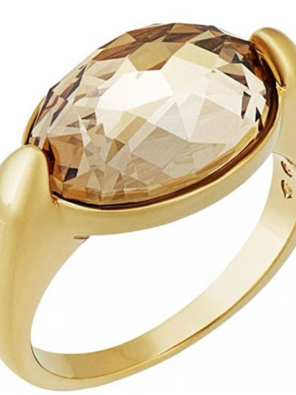 🦢Swarovski🦢 Gold Crystal Ring (see 3rd image)